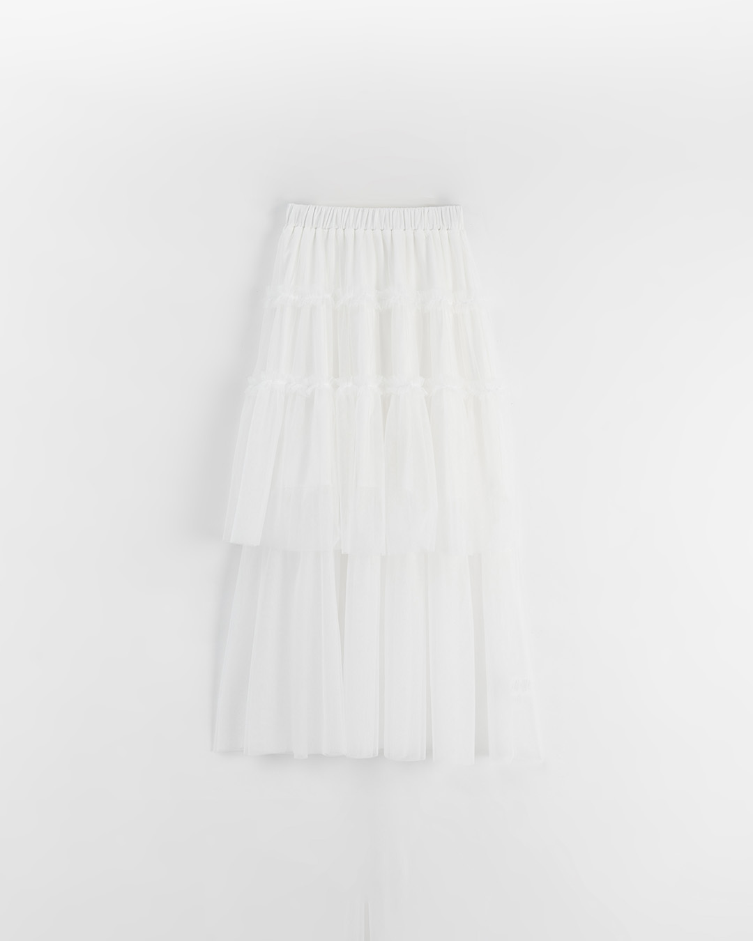 春1尚未到---チュールティアードロングスカート 4色展開