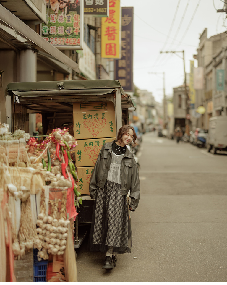 チェックダブルシアーバルーンスカート 2色展開