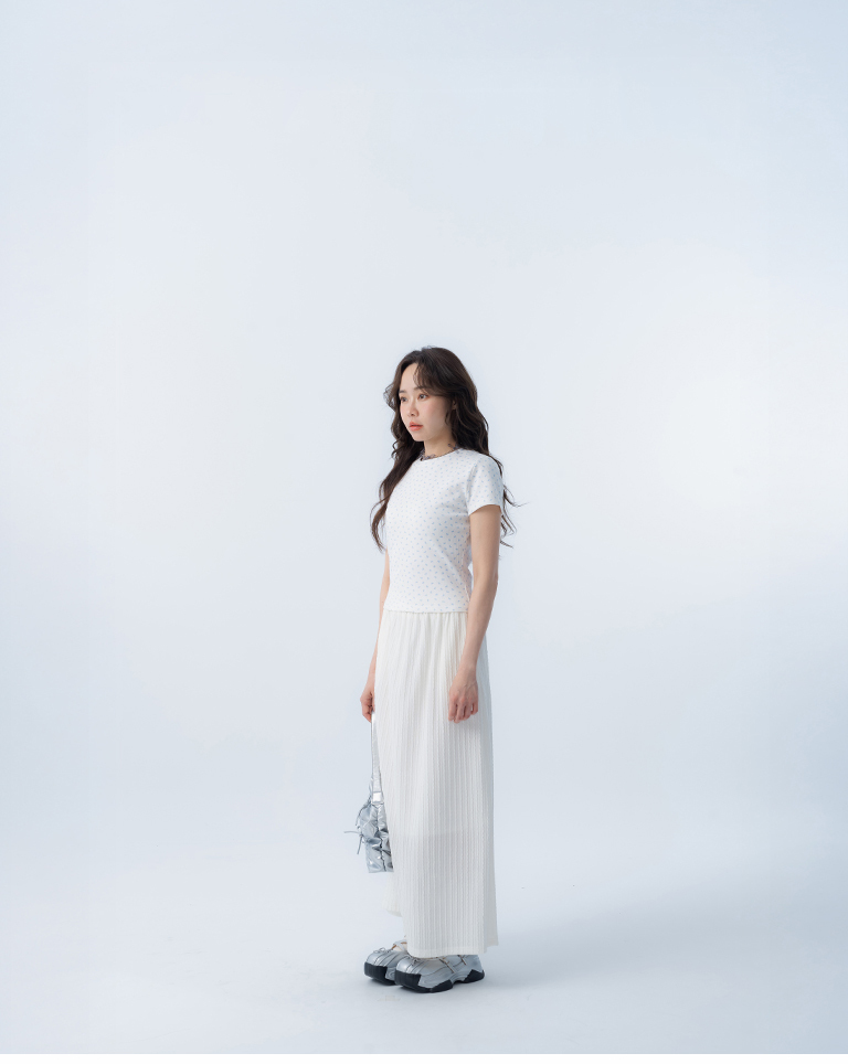 ケーブル編みストレートスカート 3色展開