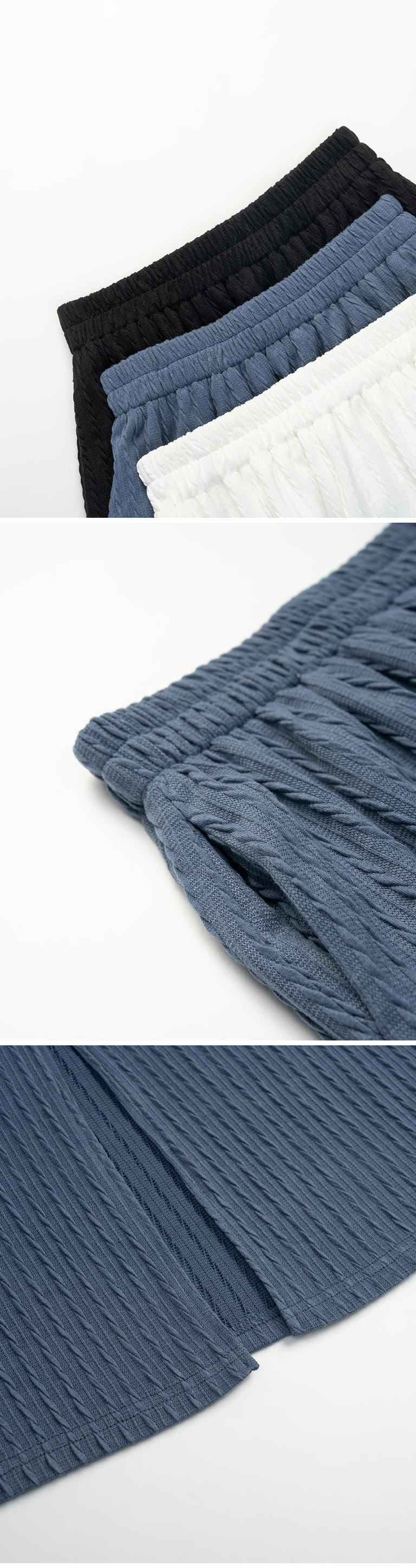 ケーブル編みストレートスカート 3色展開