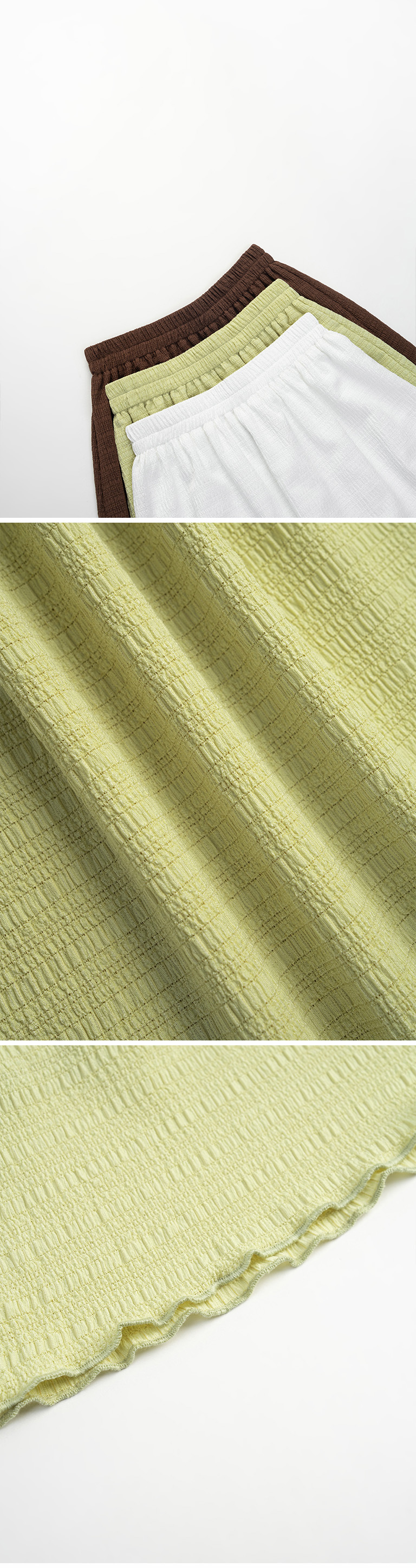 ジャカードティアードスカート 3色展開