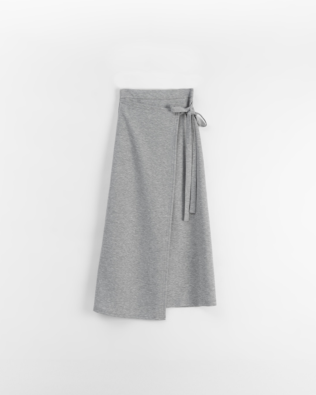 アシメリボンコットンスカート 2色展開