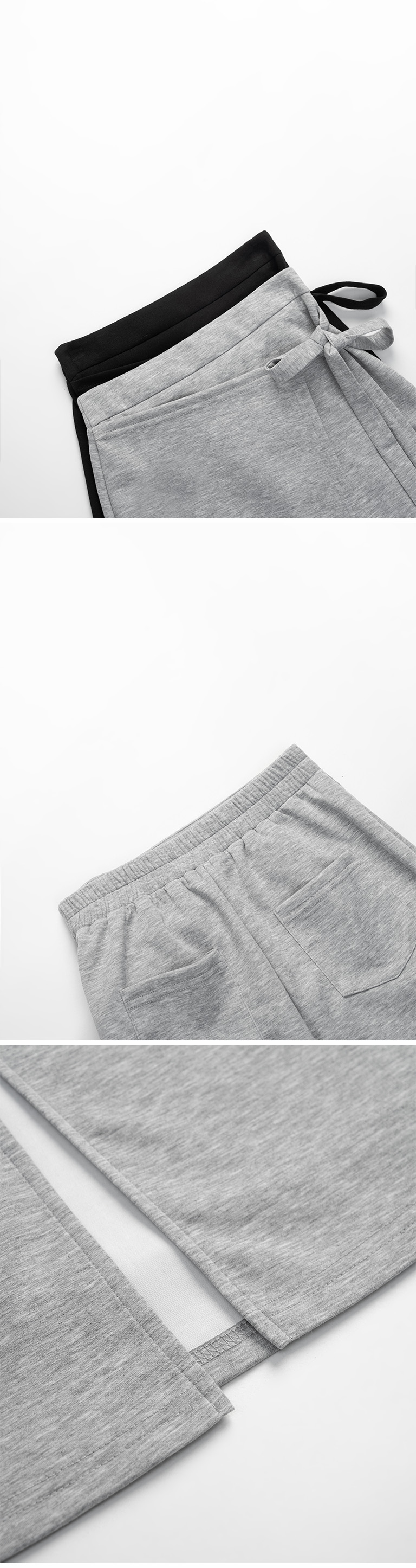 アシメリボンコットンスカート 2色展開