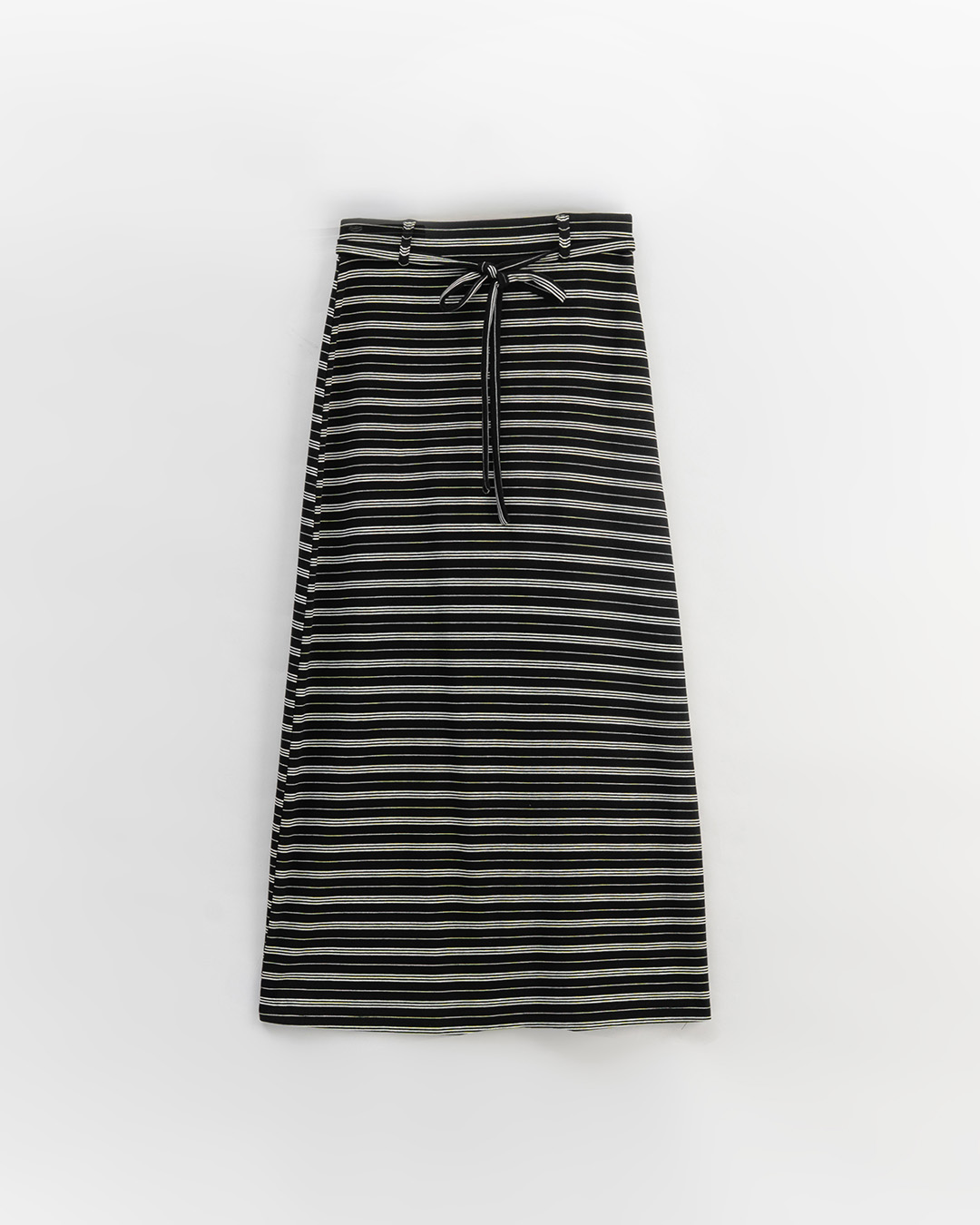 ストライプコットンロングスカート 2色展開