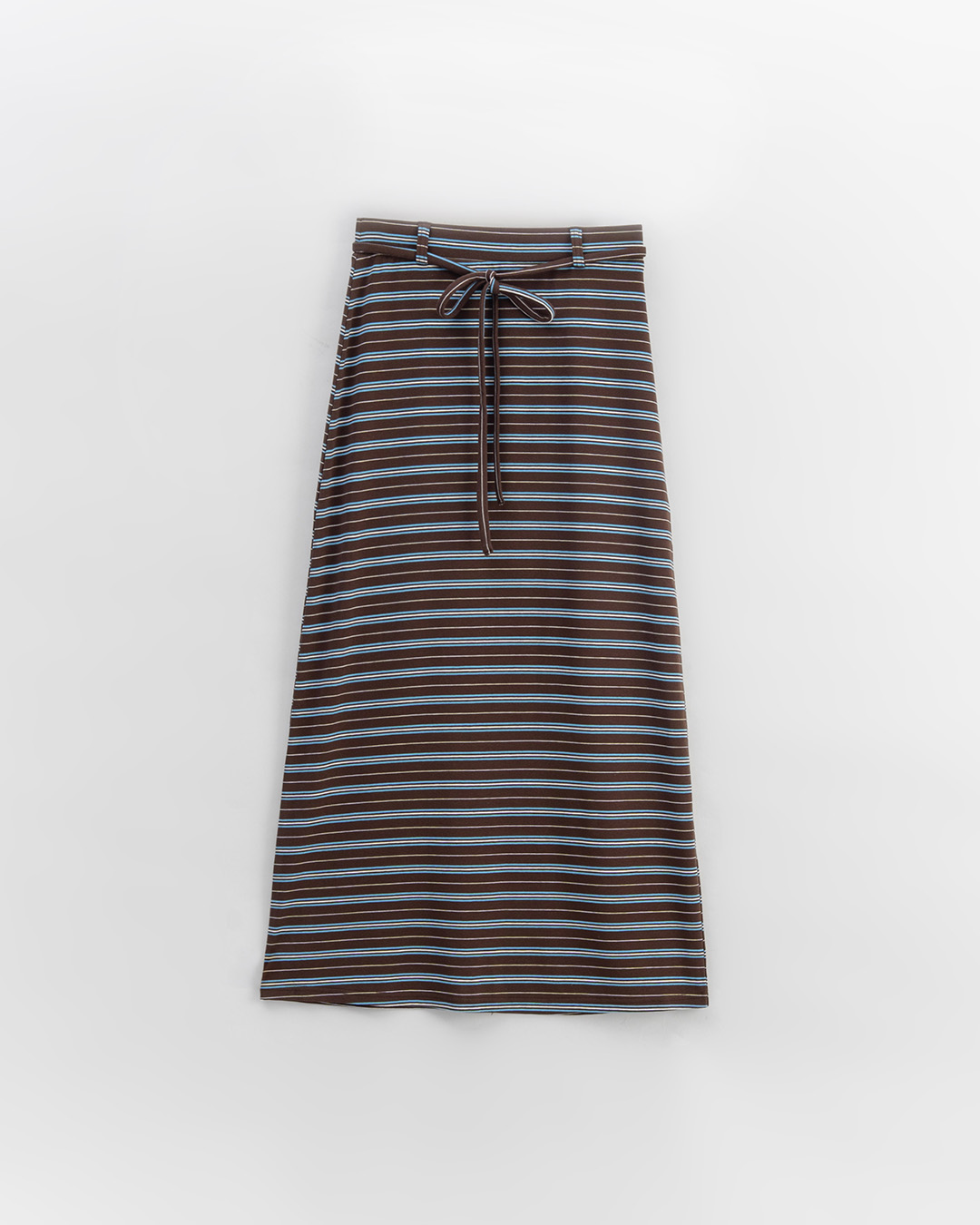 ストライプコットンロングスカート 2色展開