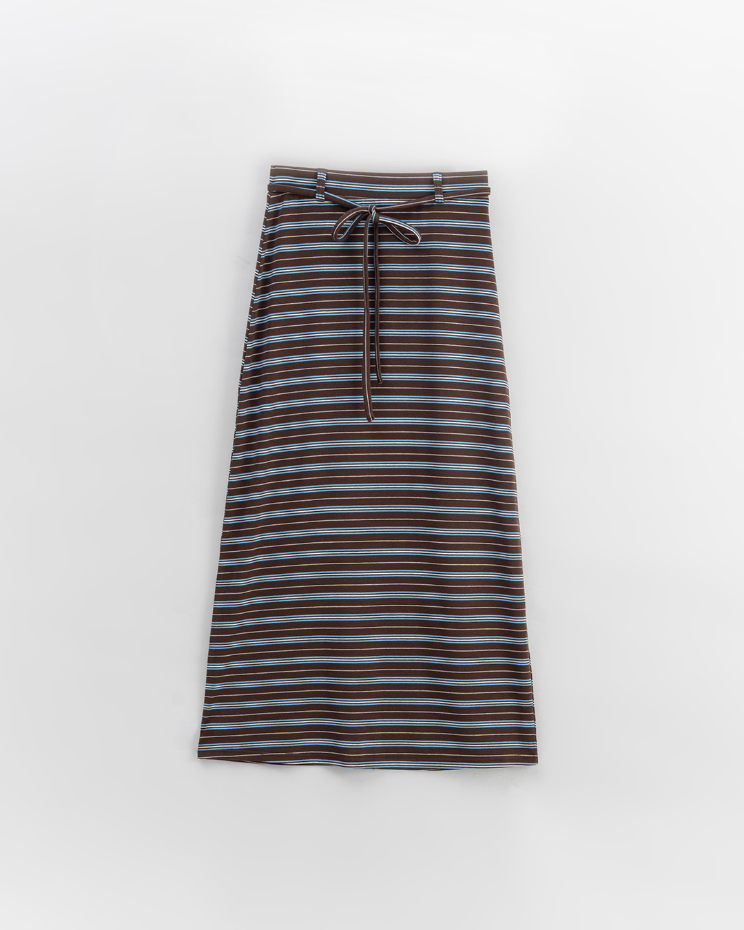 ストライプコットンロングスカート 2色展開