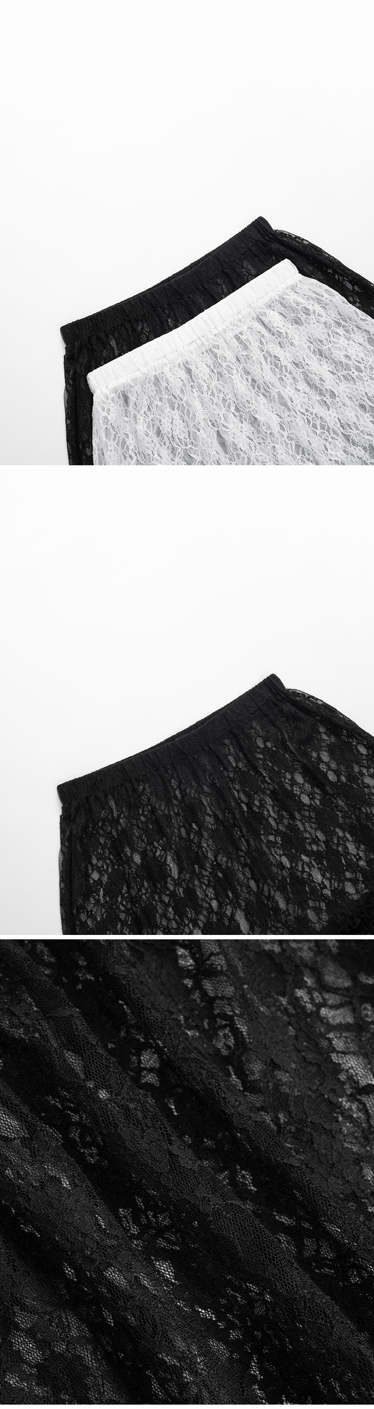 レースシアーバルーンスカート 2色展開