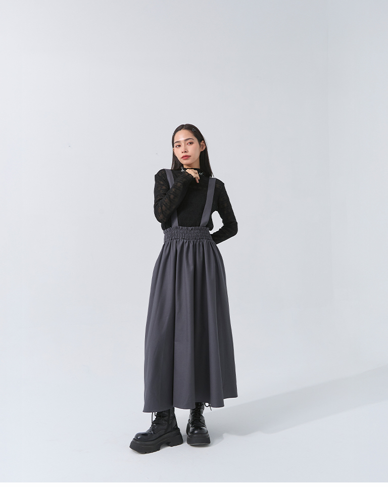 プリーツツーウェイキャミワンピース 2色展開