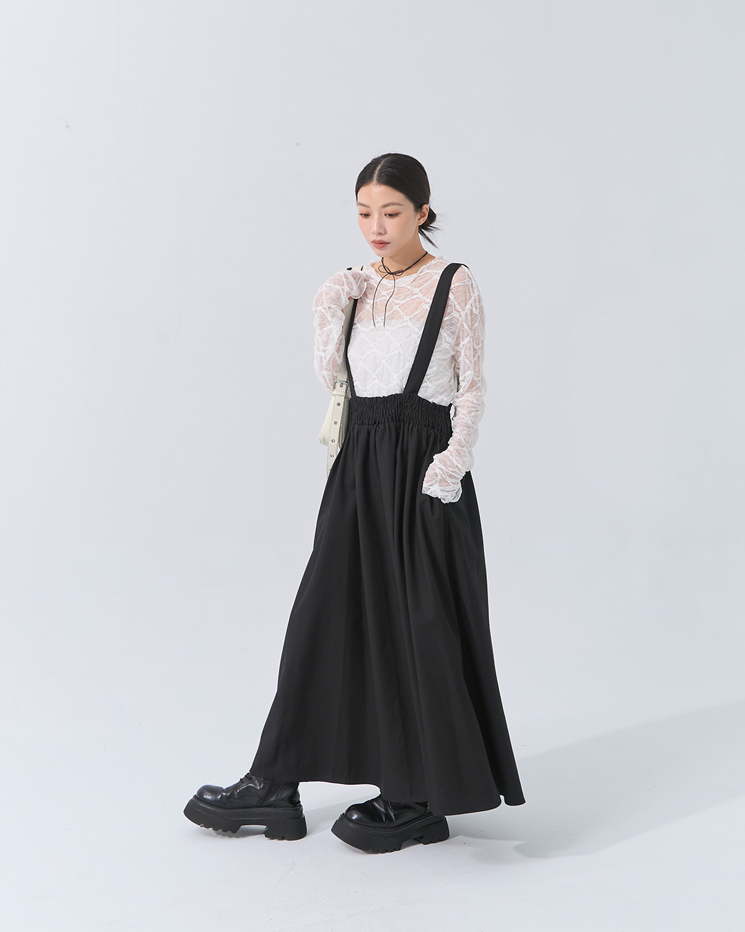 プリーツツーウェイキャミワンピース 2色展開