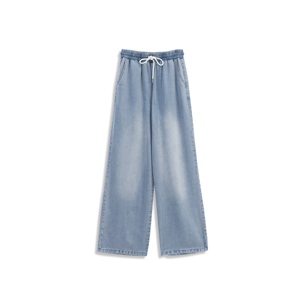 ドローストリングデニムパンツ S/M