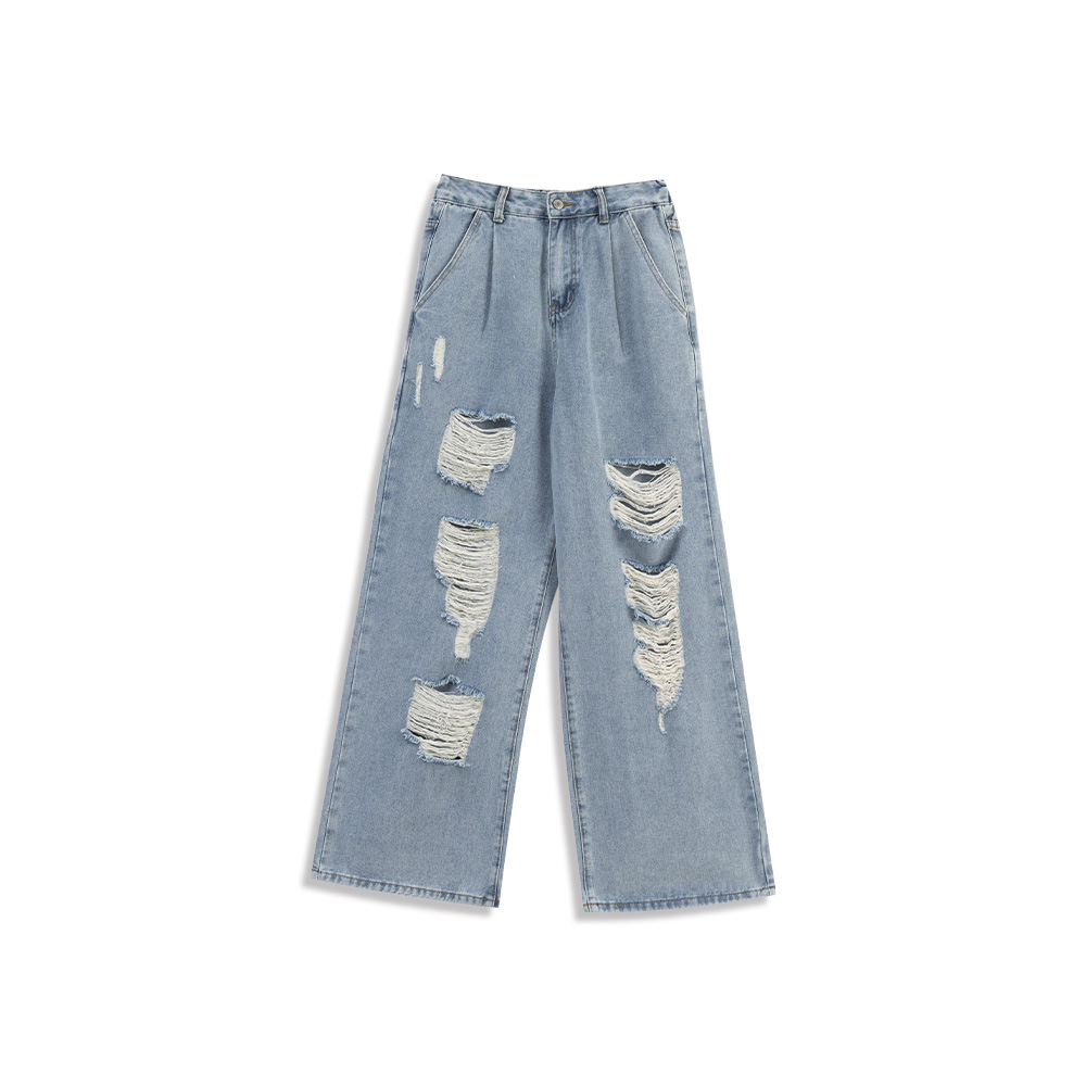 ダメージデニムパンツ S/M