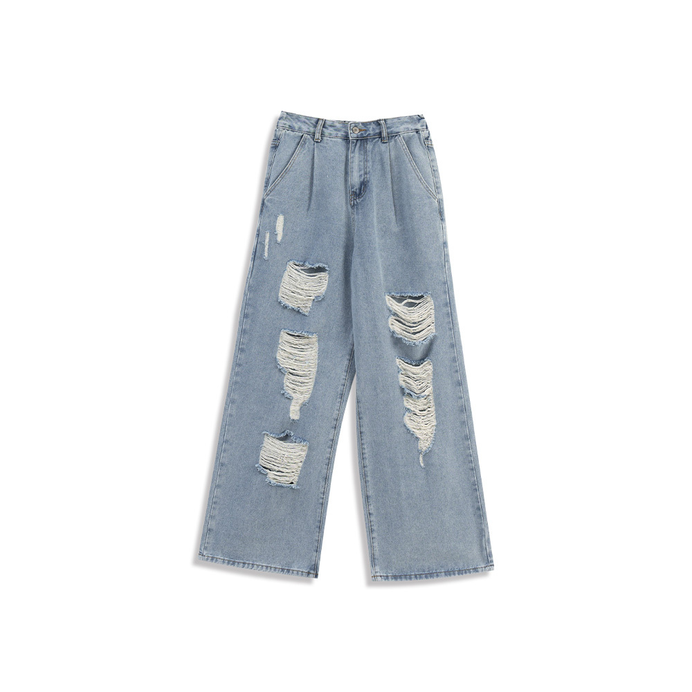 ダメージデニムパンツ S/M