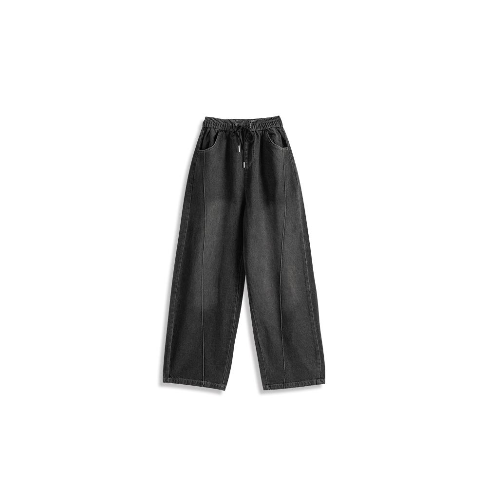 ウォッシュカラーステッチデニムパンツ 2色展開