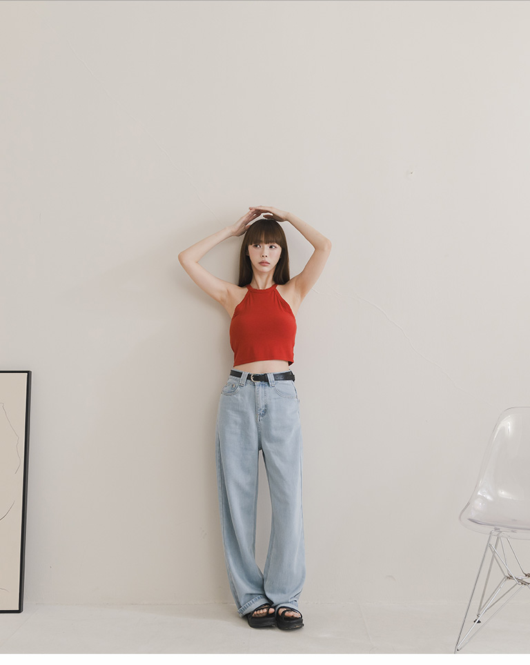ローライズデニムパンツ 2色展開 S/M/L