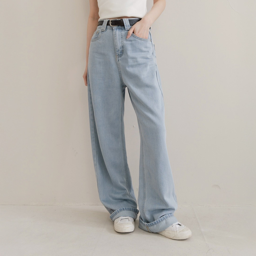 ローライズデニムパンツ 2色展開 S/M/L