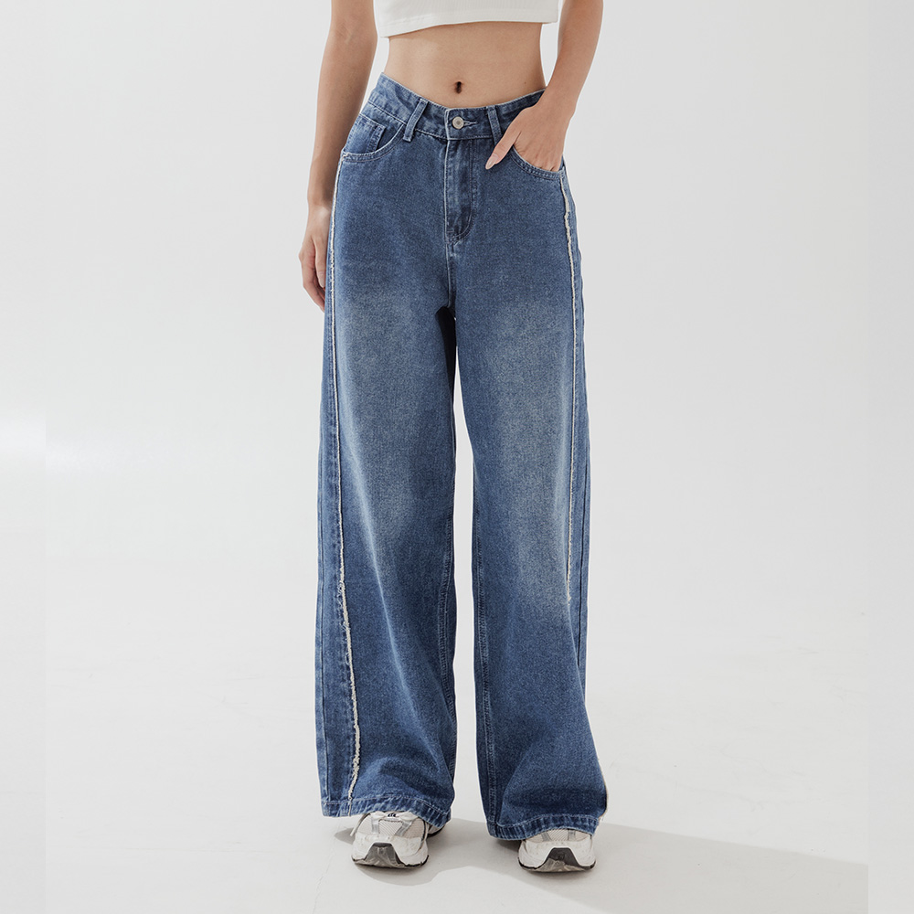 ワイドデニムパンツ