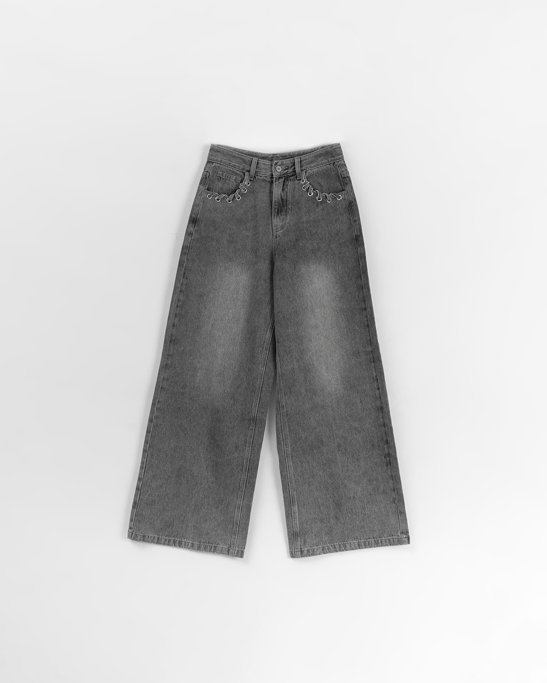 ウォッシュデニムパンツ