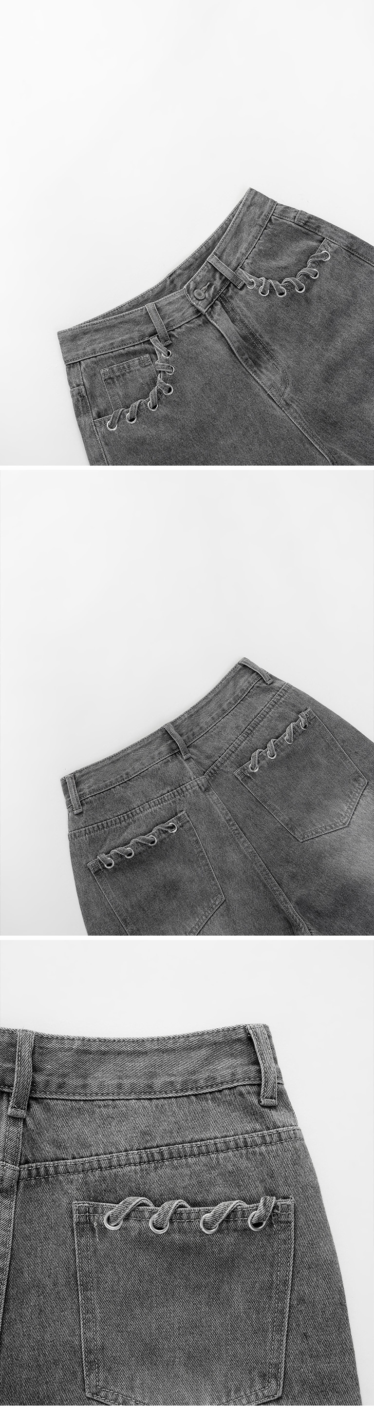 ウォッシュデニムパンツ