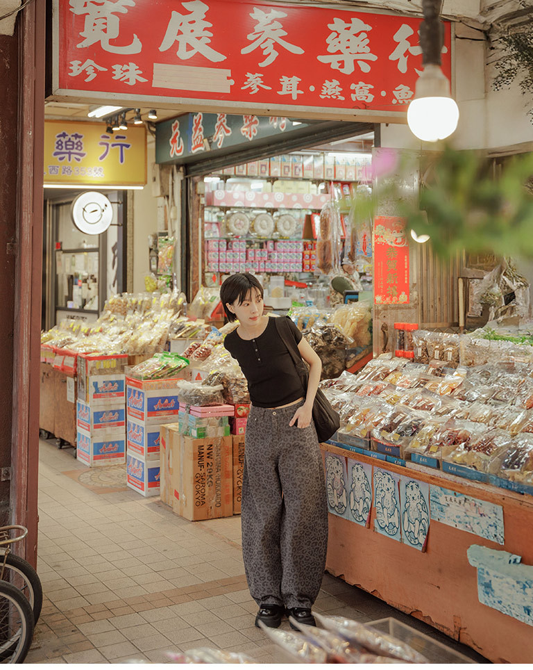 春2尚未收到---レオパード柄コクーンパンツ