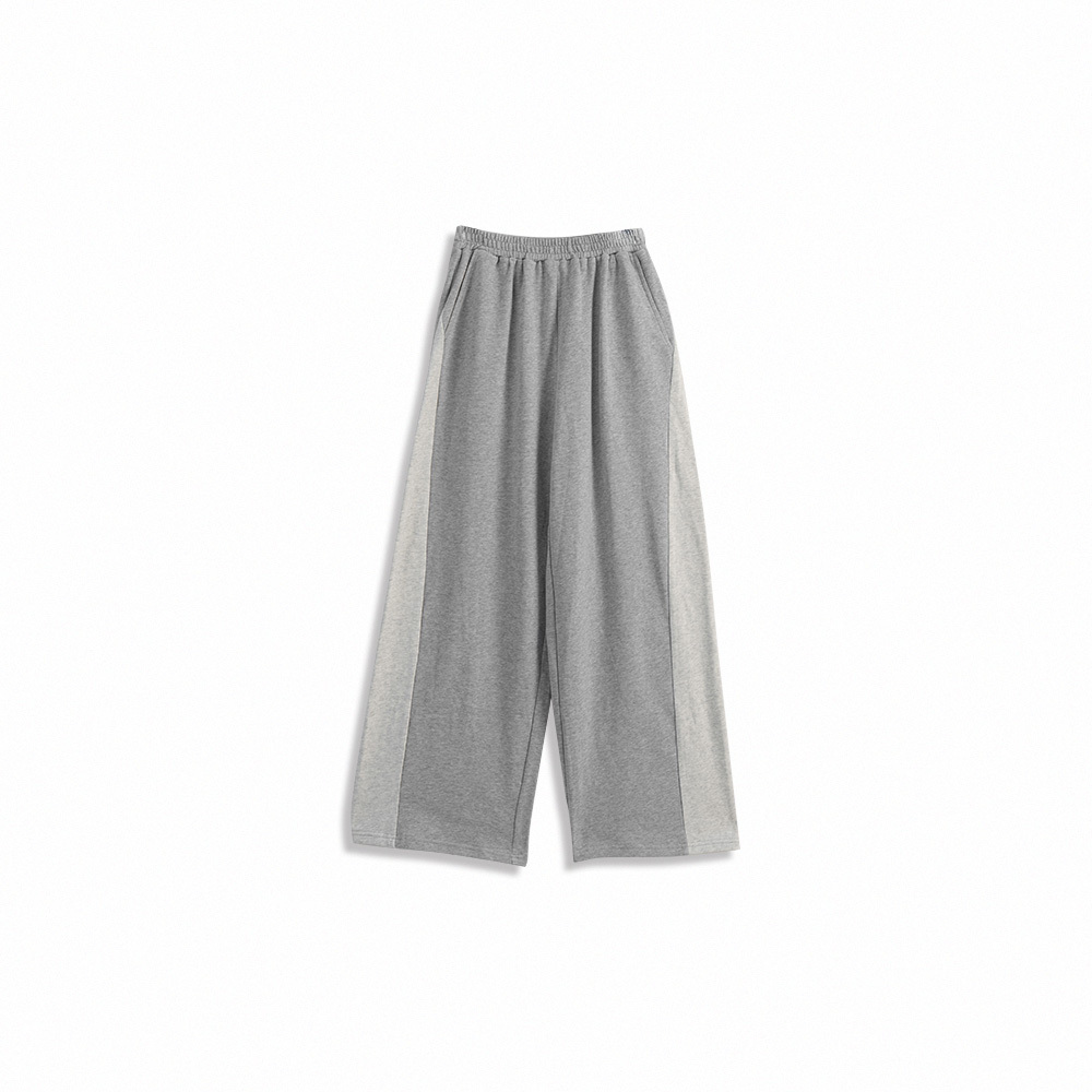 バイカラーローライズコットンパンツ