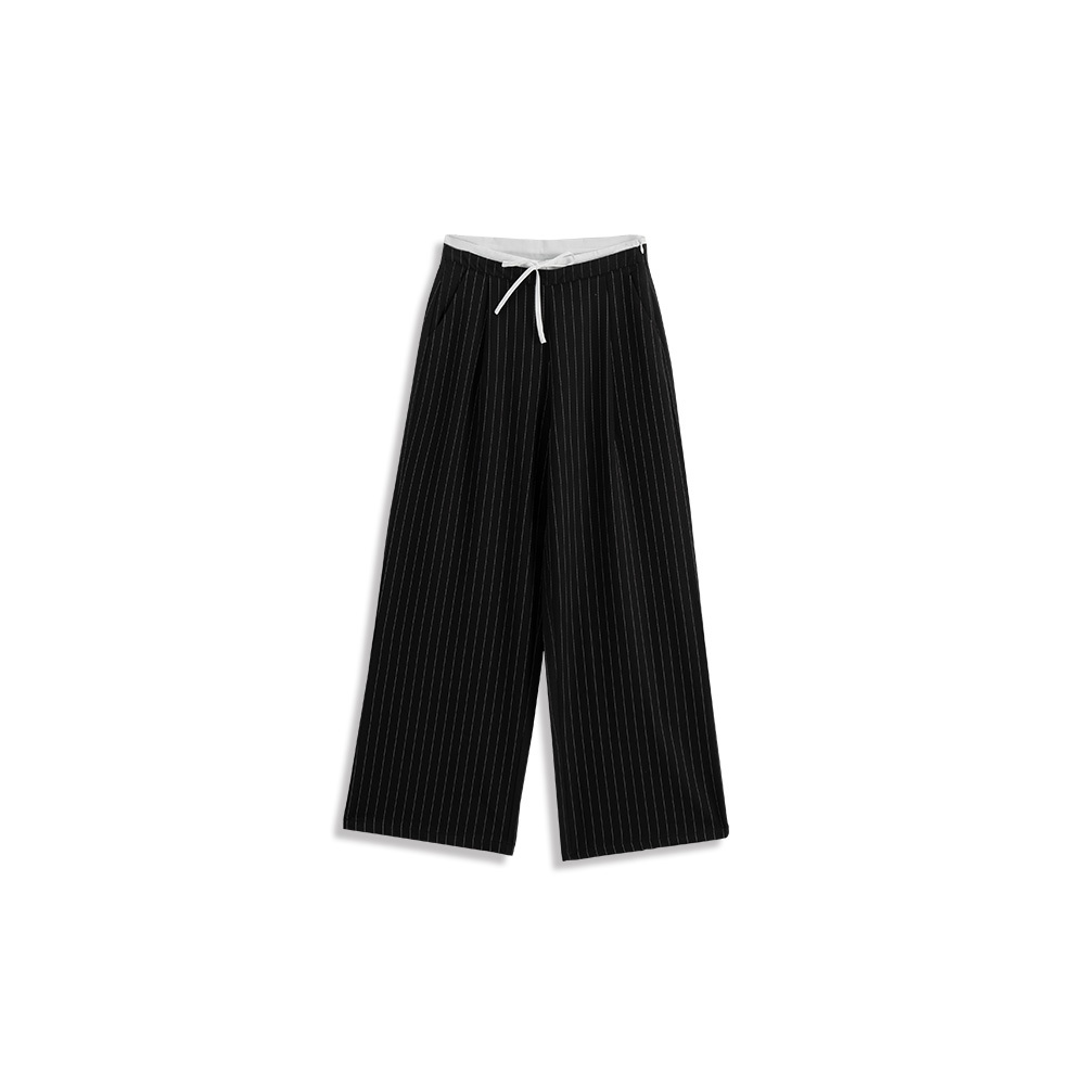 ストライプバイカラースラックス 2色展開 S/M