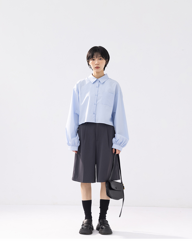 ショートスラックス 2色展開