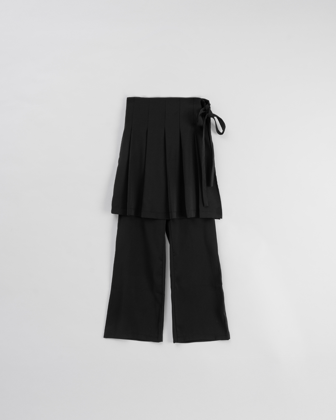 プリーツスカートーピーススラックス 2色展開