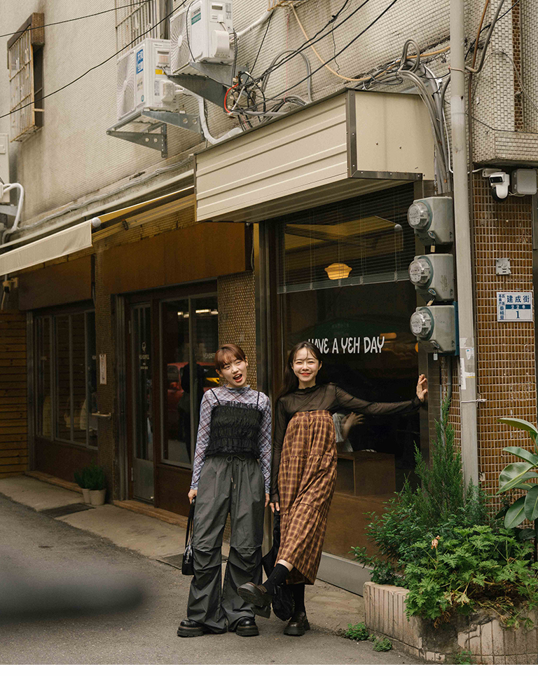 抽繩タックカーゴパンツ 2色展開