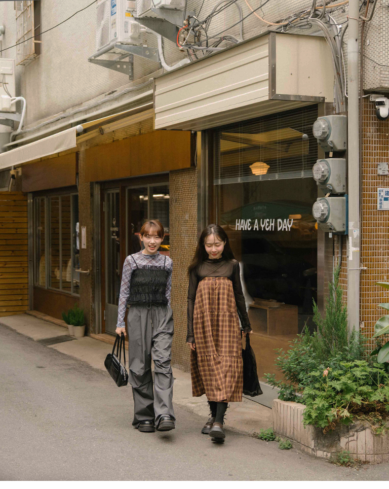 抽繩タックカーゴパンツ 2色展開