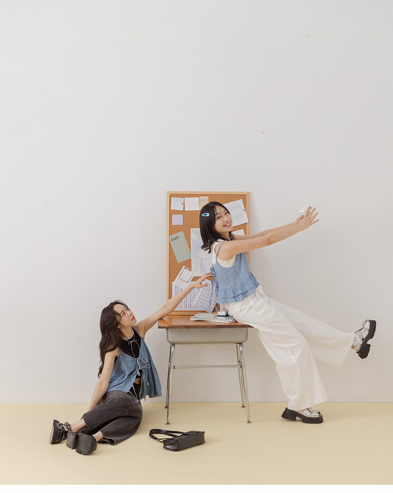 ツイルワイドパンツ 2色展開