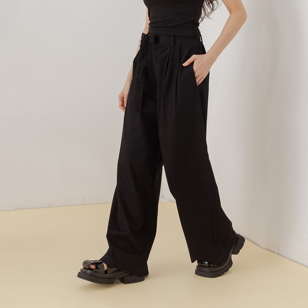 ツイルワイドパンツ 2色展開