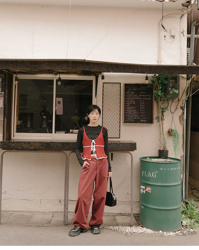 マル型パンツ 3色展開