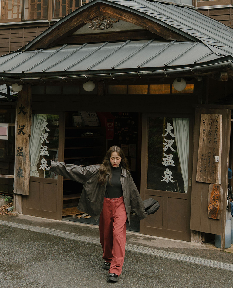 マル型パンツ 3色展開