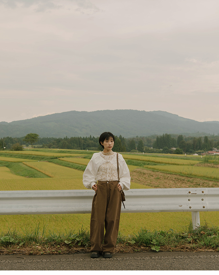 マル型パンツ 3色展開