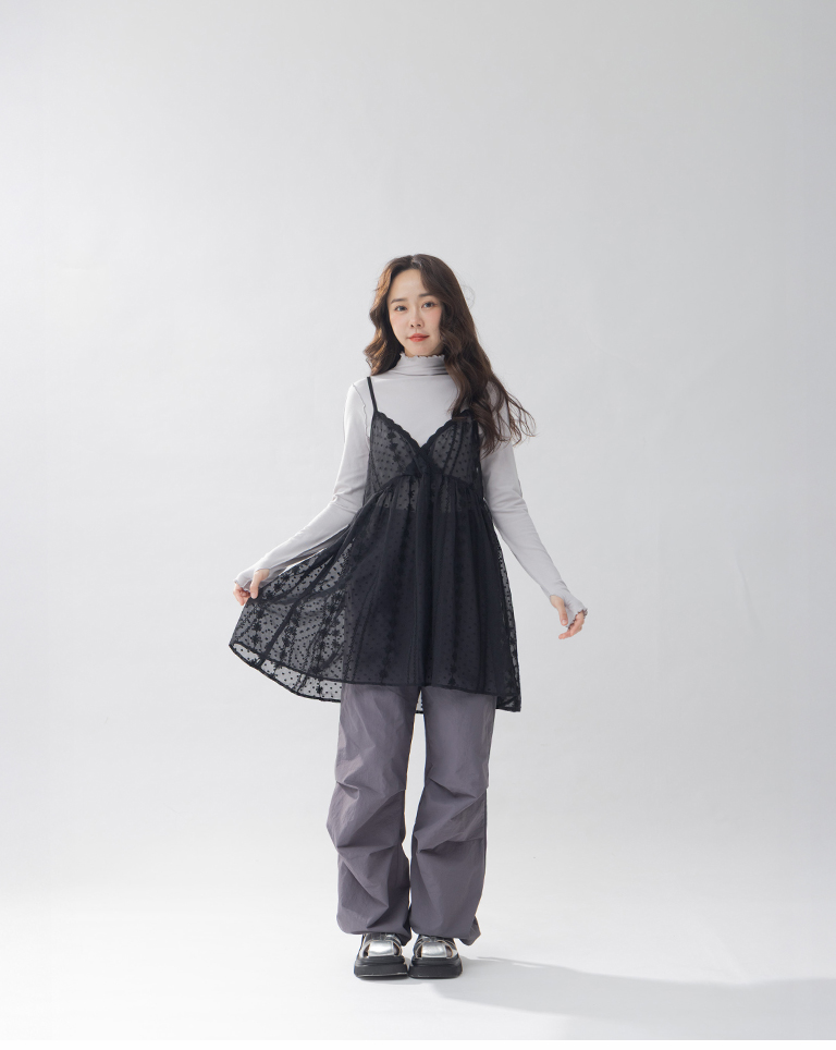 リボンプリーズワークパンツ 2色展開