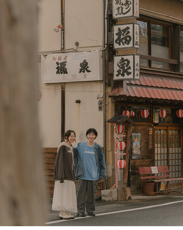 チェックポケットストレートパンツ 2色展開