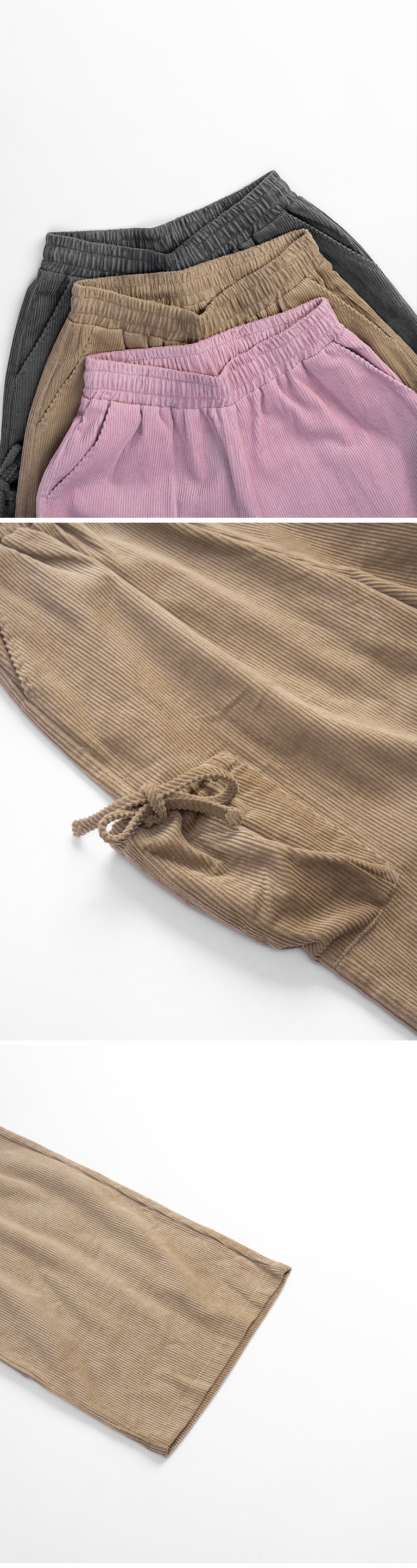 ポケットコーデュロイパンツ 3色展開