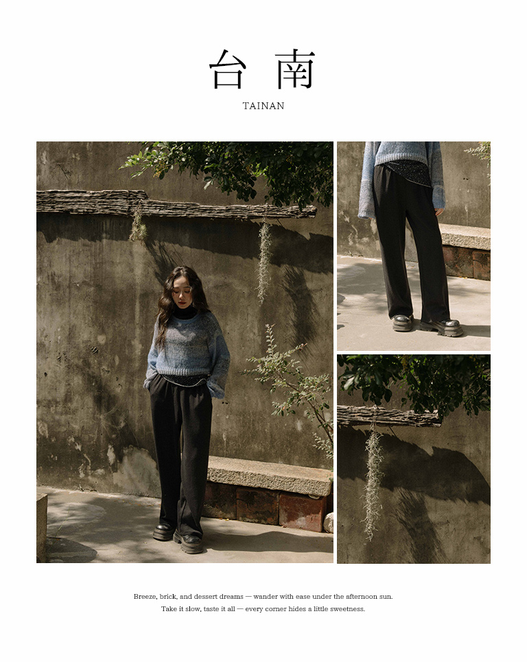 ストレートパンツ ブラック