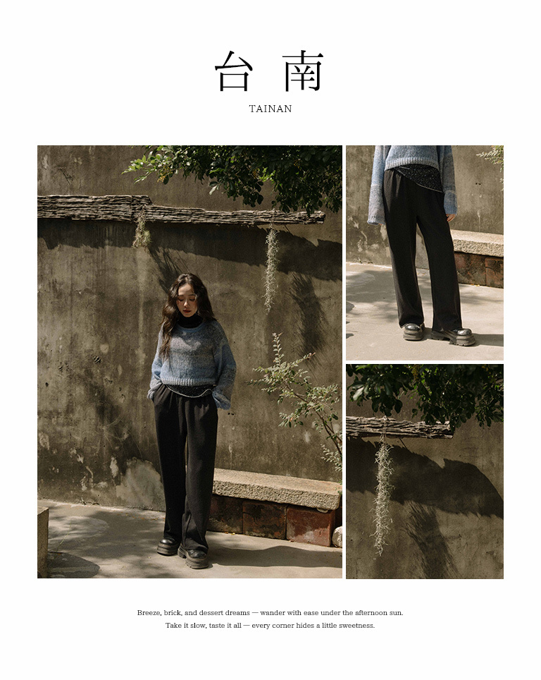 ストレートパンツ ブラック