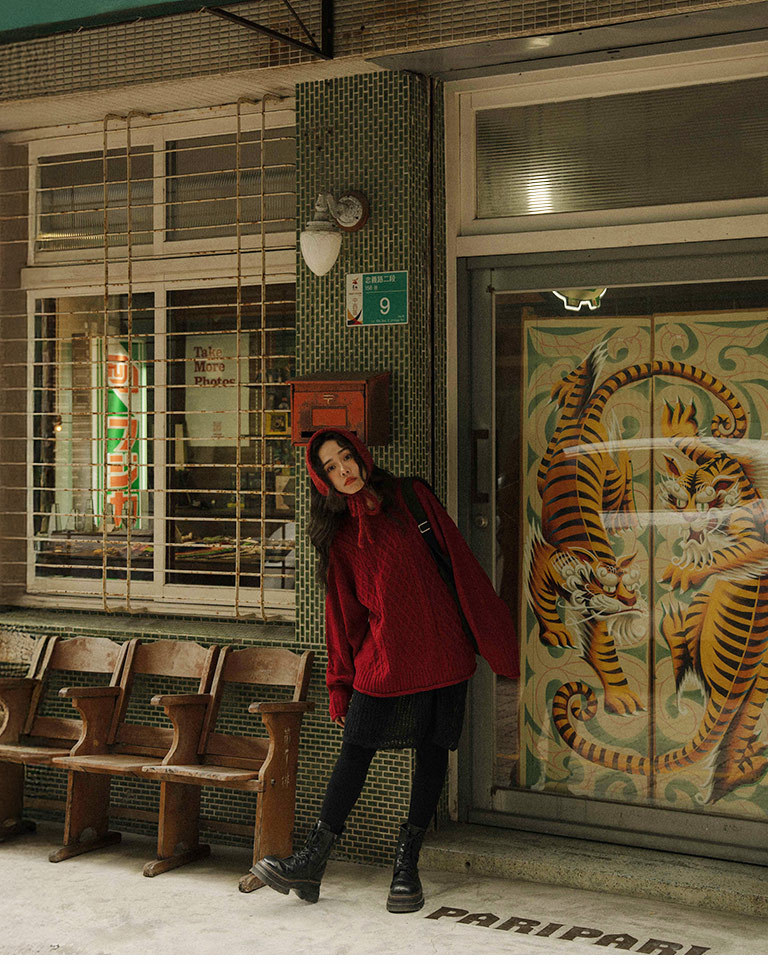 無地ストレッチタイツ 4色展開