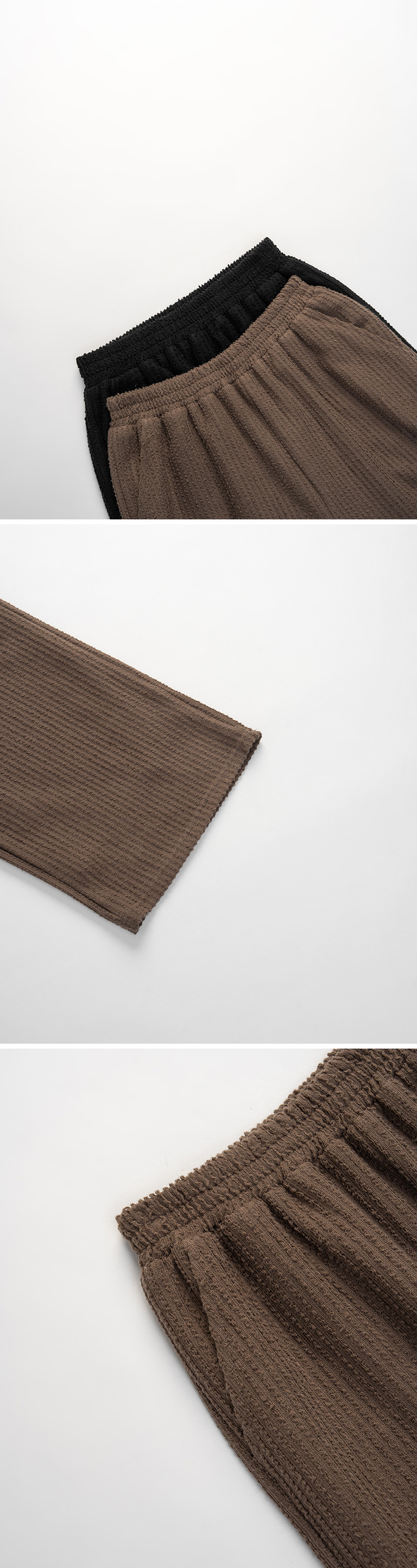 ベロアリブパンツ 2色展開