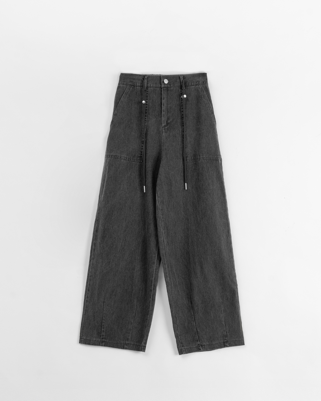 ウォッシュ加工コクーンパンツ 2色展開