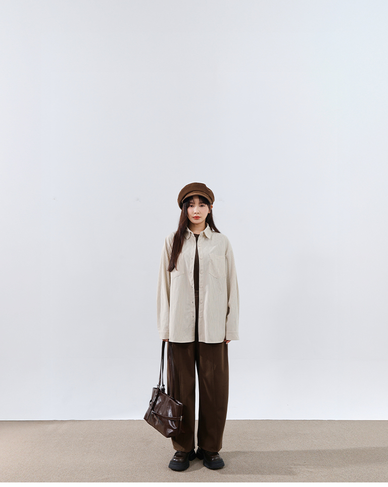 コクーンスラックスパンツ 2色展開