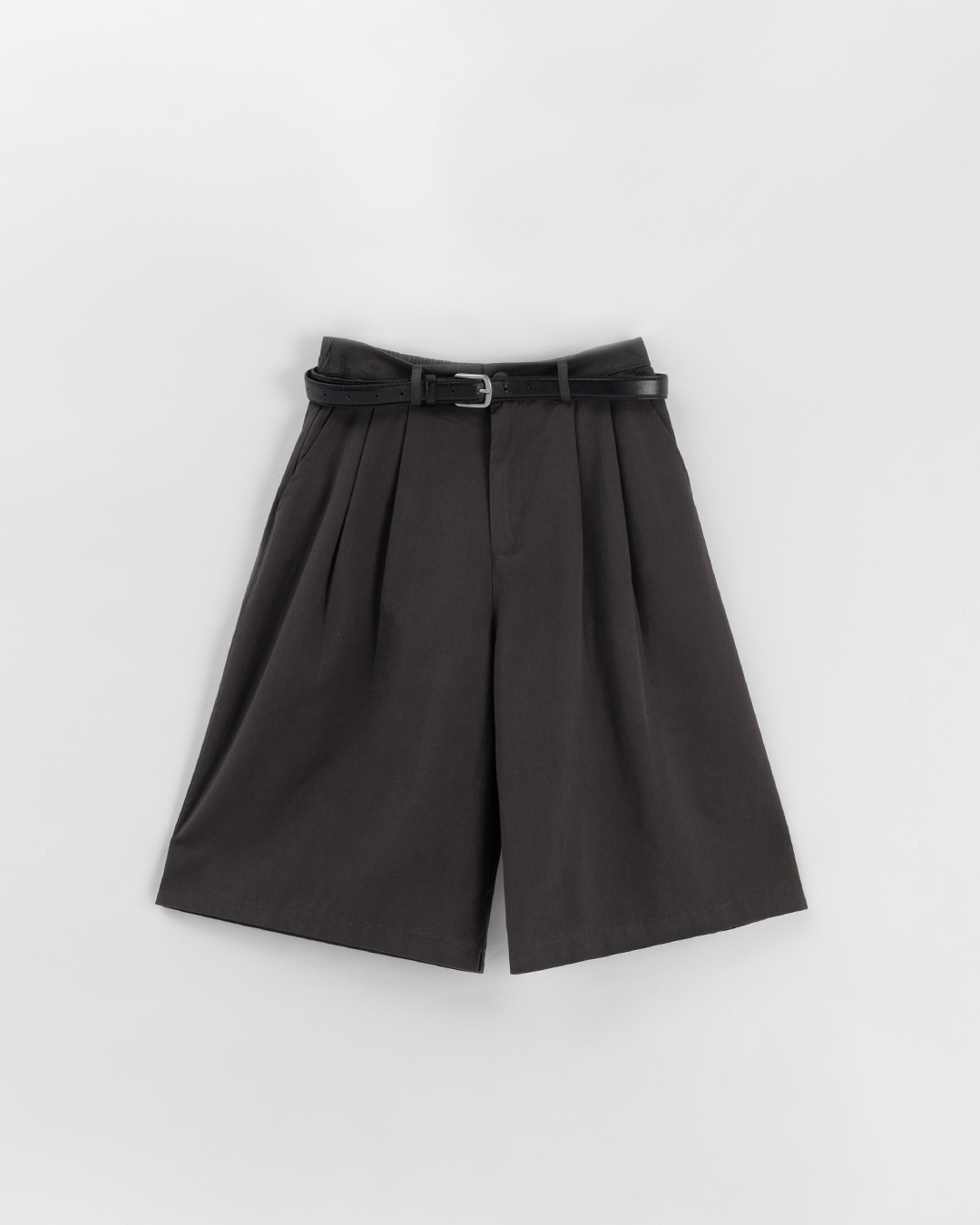 ベルト付きハーフパンツ 3色展開