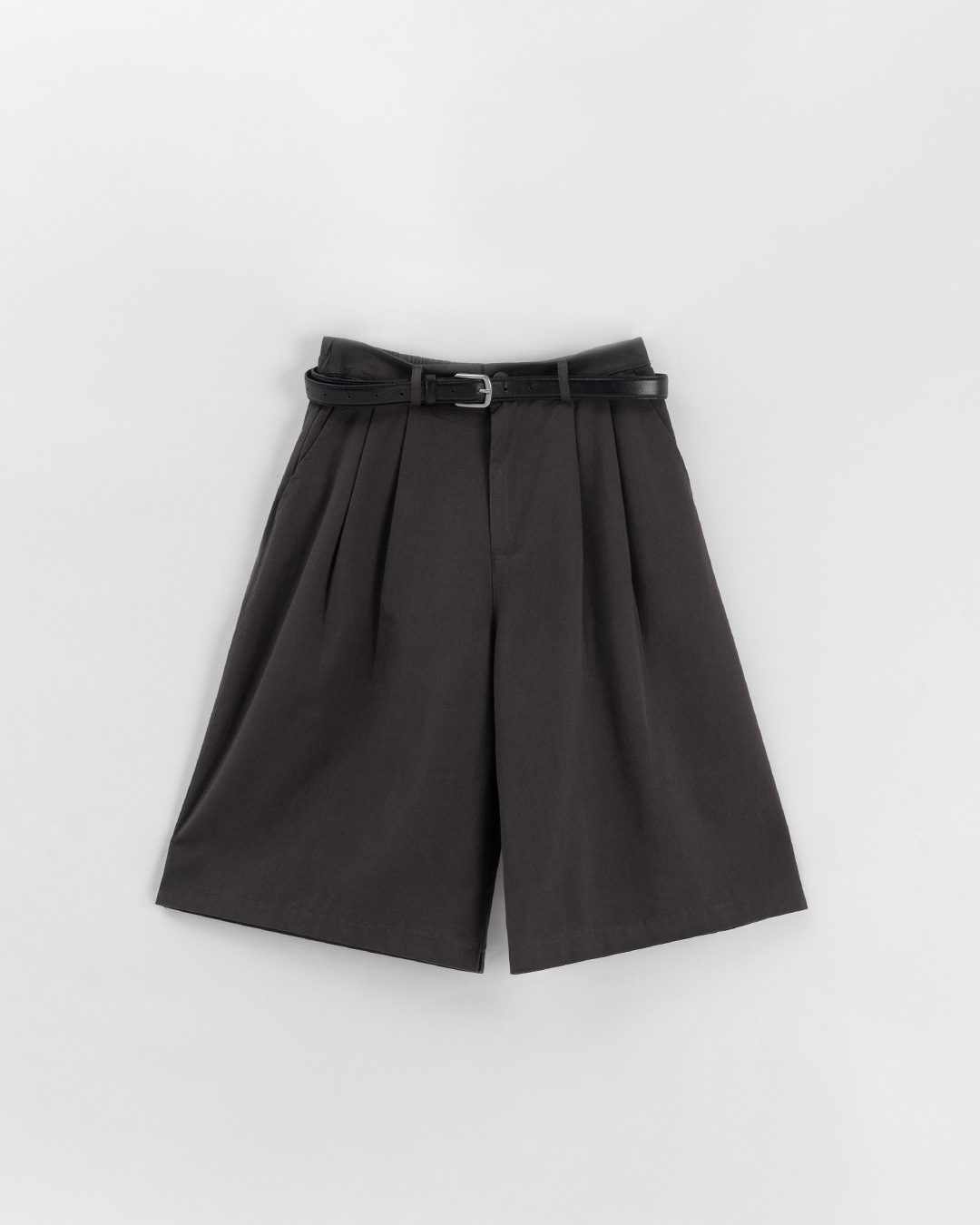 ベルト付きハーフパンツ 3色展開