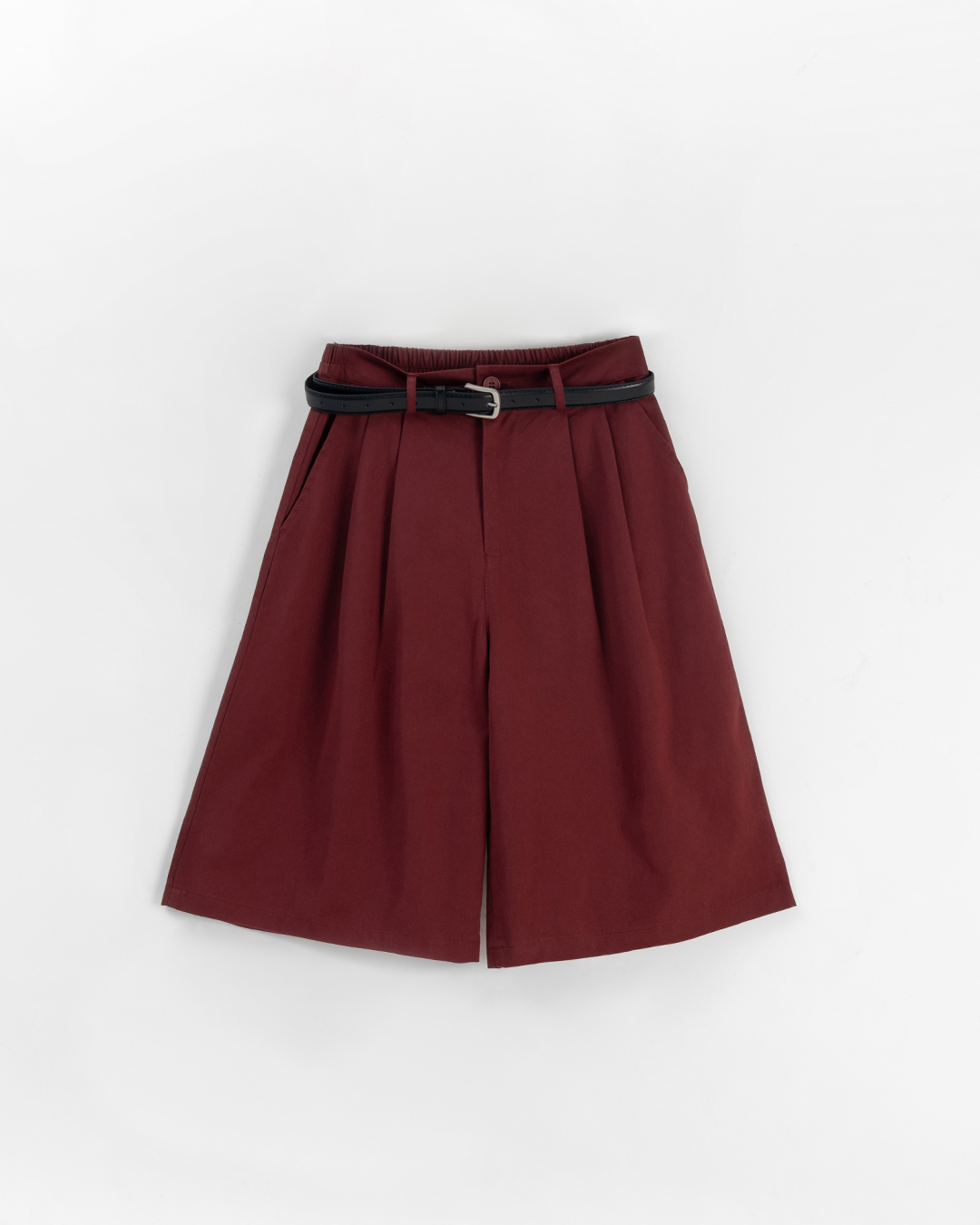 ベルト付きハーフパンツ 3色展開