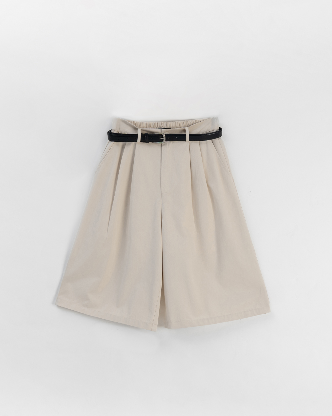 ベルト付きハーフパンツ 3色展開