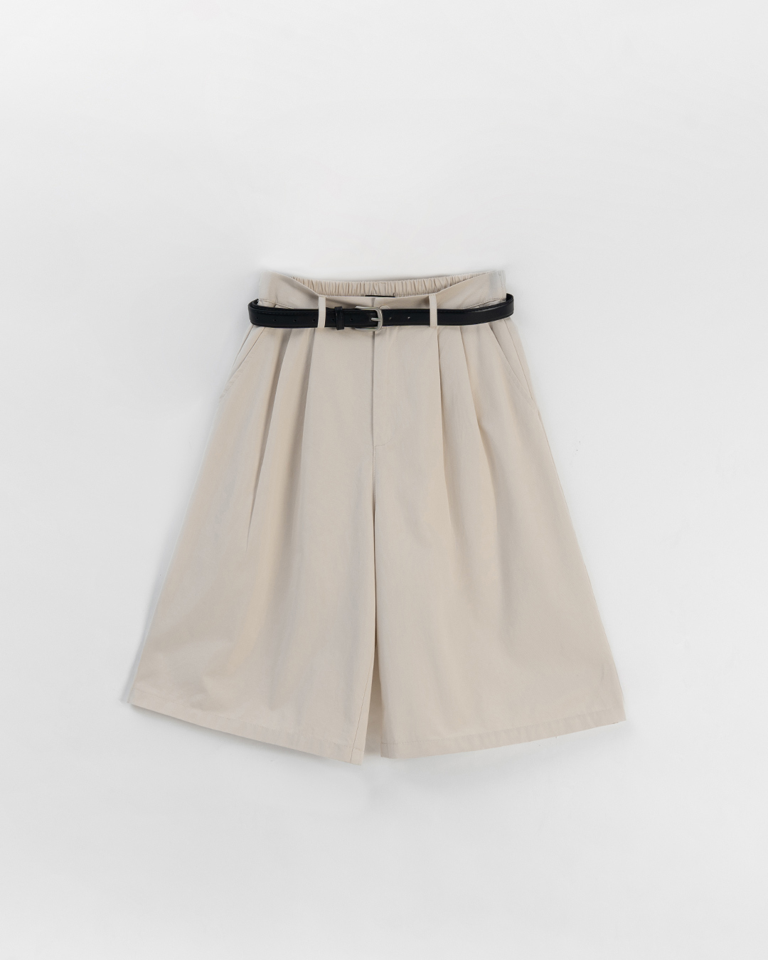 ベルト付きハーフパンツ 3色展開