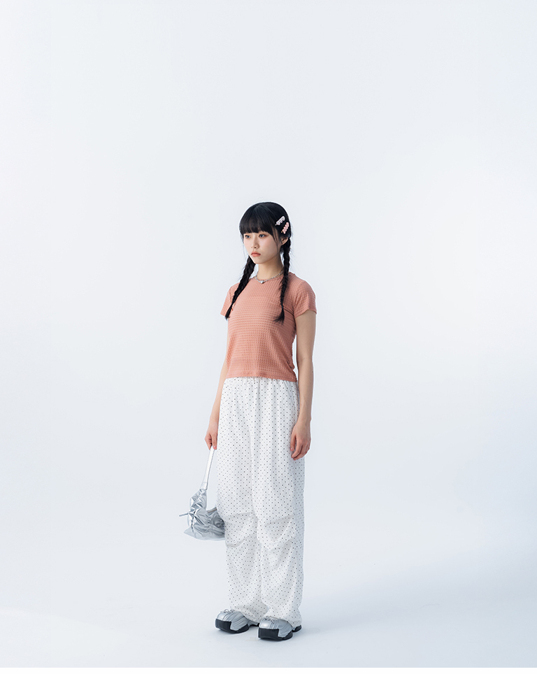 ドットプリーツパンツ 2色展開