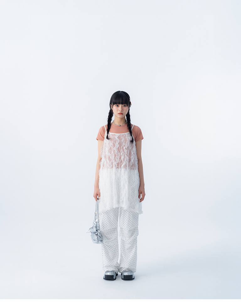 ドットプリーツパンツ 2色展開